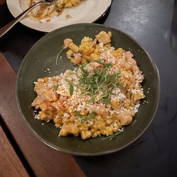 Loreto - Mar-Esquites (corn, shrimp, lobster, mayo, lemon, queso fresco) - $21 - Seafood Near Me - Los Angeles, California Loreto - Mar-Esquites (corn, shrimp, lobster, mayo, lemon, queso fresco) - $21 - Seafood Near Me - Los Angeles, California