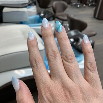 Zen Nails Spa - Sky ombré and blue marble - Nail Salons Near Me - Las Vegas, Nevada Zen Nails Spa - Sky ombré and blue marble - Nail Salons Near Me - Las Vegas, Nevada