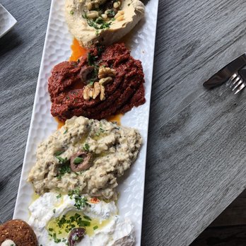 Moussaka Mediterranean Kitchen - Large Combo Plate - Mediterranean Near Me - San Leandro, California Moussaka Mediterranean Kitchen - Large Combo Plate - Mediterranean Near Me - San Leandro, California