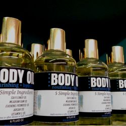 Moon's Harvest Bath & Body Shop - Body and massage oil.