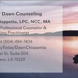 Light Of Dawn Counseling - License Professional Counselor, Nationally Certified Counselor, & Brainspotting Practitioner