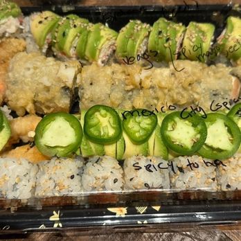 Matsumotto Sushi & Grill - Cyclone, Vegas, Mexico City, Spicy Tuna (all rolls and sauces clearly labeled) - Japanese Near Me - Denver, Colorado Matsumotto Sushi & Grill - Cyclone, Vegas, Mexico City, Spicy Tuna (all rolls and sauces clearly labeled) - Japanese Near Me - Denver, Colorado
