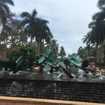 Atlantis Paradise Island - Atlantis Paradise Island - The Royal Towers Walkway Fountain - Resorts Near Me - Greenbank, Florida