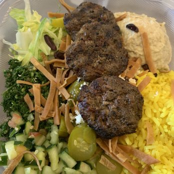 IDOF Fresh Mediterranean - Kefta kebab plate - Mediterranean Near Me - Chicago, Illinois IDOF Fresh Mediterranean - Kefta kebab plate - Mediterranean Near Me - Chicago, Illinois
