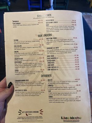 Menu photo 8 Lindo Mexico Restaurant Prescott, AZ Menu photo 8 Lindo Mexico Restaurant Prescott, AZ