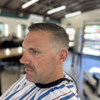 SHARP Barber Shop - Medium Fade w/ tight part by Nico - Barbers Near Me - Lafayette, California SHARP Barber Shop - Medium Fade w/ tight part by Nico - Barbers Near Me - Lafayette, California