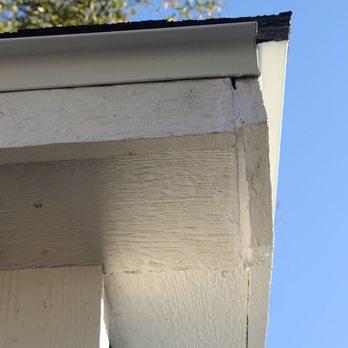 Tuff Shed Pensacola - And you guessed it, nore caulking where trim was cut to short and not nailed correctly - Building Supplies Near Me - Pensacola, Florida Tuff Shed Pensacola - And you guessed it, nore caulking where trim was cut to short and not nailed correctly - Building Supplies Near Me - Pensacola, Florida