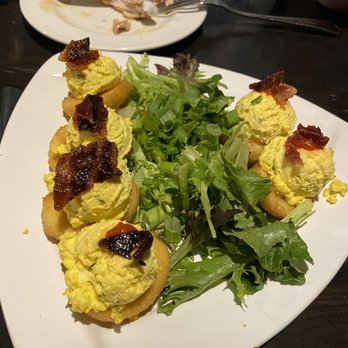 Local Goat - Deep Fried Deviled Eggs - New American Near Me - Pigeon Forge, Tennessee