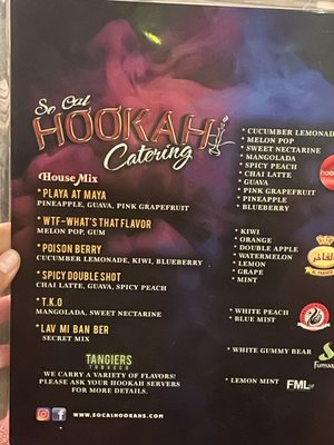 Menu photo 1 Maya Hookah Lounge Long Beach, CA Menu photo 1 Maya Hookah Lounge Long Beach, CA