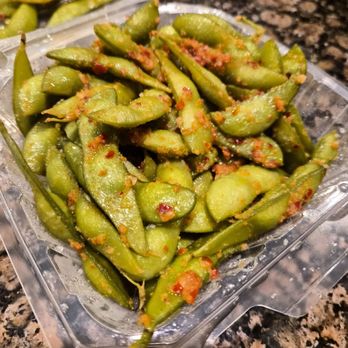 Ichiban Ramen & Sushi - Disgusting "spicy garlic edamame" - Sushi Bars Near Me - Vista, California