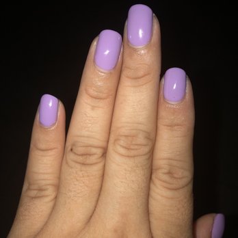 Nails Effects - A very beautiful lavender color - Nail Salons Near Me - Van Nuys, California