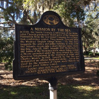 Lovely Lane Chapel - "A Mission by the Sea" marker - Churches Near Me - St. Simons, Georgia Lovely Lane Chapel - "A Mission by the Sea" marker - Churches Near Me - St. Simons, Georgia