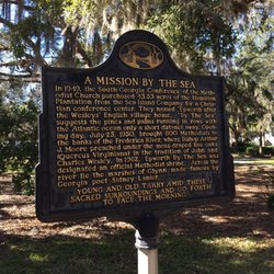 Lovely Lane Chapel - "A Mission by the Sea" marker