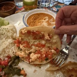The world's saddest lobster taco.