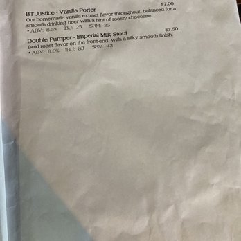 Krootz Brewing Company - Menu - Brewpubs Near Me - Gainesville, Texas