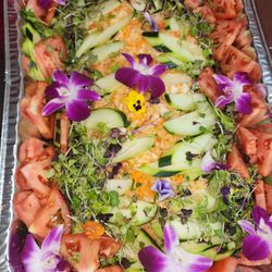 Caribbean Vibes - Salad well garnish