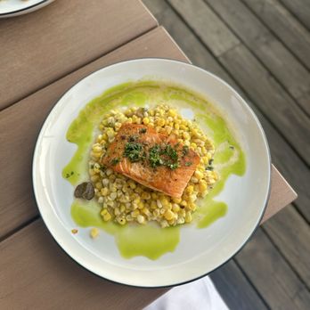 Mann's On The Lake - Pan roasted pacific salmon - Cocktail Bars Near Me - Lake Oswego, Oregon Mann's On The Lake - Pan roasted pacific salmon - Cocktail Bars Near Me - Lake Oswego, Oregon