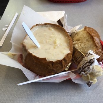 Gilbert's Chowder House - Calm Chowder Bread Bowl - Seafood Near Me - Portland, Maine Gilbert's Chowder House - Calm Chowder Bread Bowl - Seafood Near Me - Portland, Maine