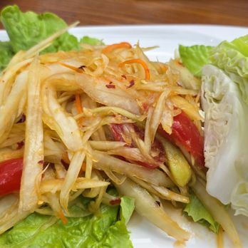 Sap Sap Lao Deli & Cafe - Papaya salad, $14 - 3.5 Stars - Laotian Near Me - Seattle, Washington