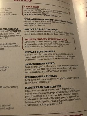 Menu photo 4 Bricks on Boundary Beaufort, SC