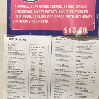 Jack's Urban Eats - Vegetarian - Menu - new item / The Flowerchild - American Near Me - Davis, California