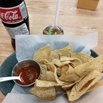 La Casa Del Pueblo - Nachos salsa and Mexican coke. - Mexican Near Me - Chicago, Illinois
