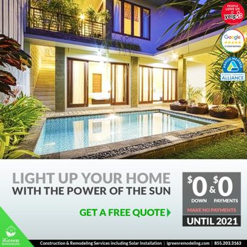 iGreen Remodeling - Dallas Solar Panel Installation in Dallas, TX - iGreen Remodeling: 855.203.3163 - igreenremodeling.com - FREE Estimates - Solar Installation Near Me - Dallas, Texas