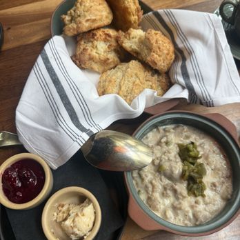Ember Kitchen - Biscuits & gravy - Latin American Near Me - Austin, Texas