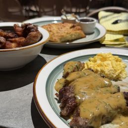 Steak and Eggs Duck Fat Potatoes Biscuit Steak and Eggs Duck Fat Potatoes Biscuit