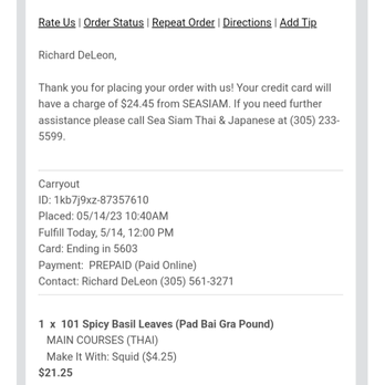 Sea Siam - Sea Siam - Thai Near Me - Miami, Florida Sea Siam - Sea Siam - Thai Near Me - Miami, Florida
