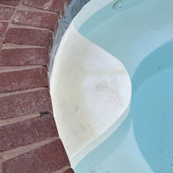 Pool Tek - The discoloration of the fireglass - Pool & Hot Tub Service Near Me Pool Tek - The discoloration of the fireglass - Pool & Hot Tub Service Near Me