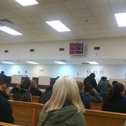 Department of Motor Vehicles - Only 60 more people ahead of me. Whoa on a Saturday!
