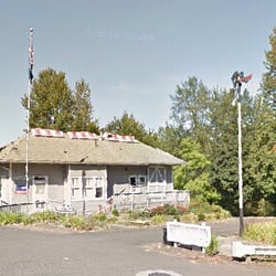 Depot Rail Museum - View of the front from the Columbia River Scenic Highway. (Google maps screenshot)