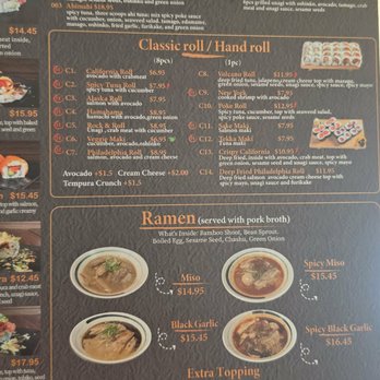 Oh Fish Sushi & Kitchen - Menu - Sushi Bars Near Me - San Lorenzo, California Oh Fish Sushi & Kitchen - Menu - Sushi Bars Near Me - San Lorenzo, California