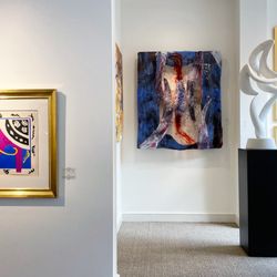 Galerie d'Orsay - Interior of Galerie d'Orsay featuring works by Henri Matisse, Nathie Katzoff, and Richard Erdman.
