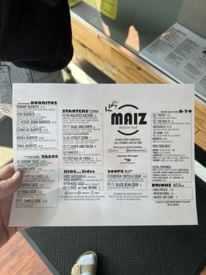 Menu photo 2 Maiz South Kingstown, RI Menu photo 2 Maiz South Kingstown, RI