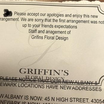Griffin's Floral Design - Florists Near Me - Newark, Ohio Griffin's Floral Design - Florists Near Me - Newark, Ohio