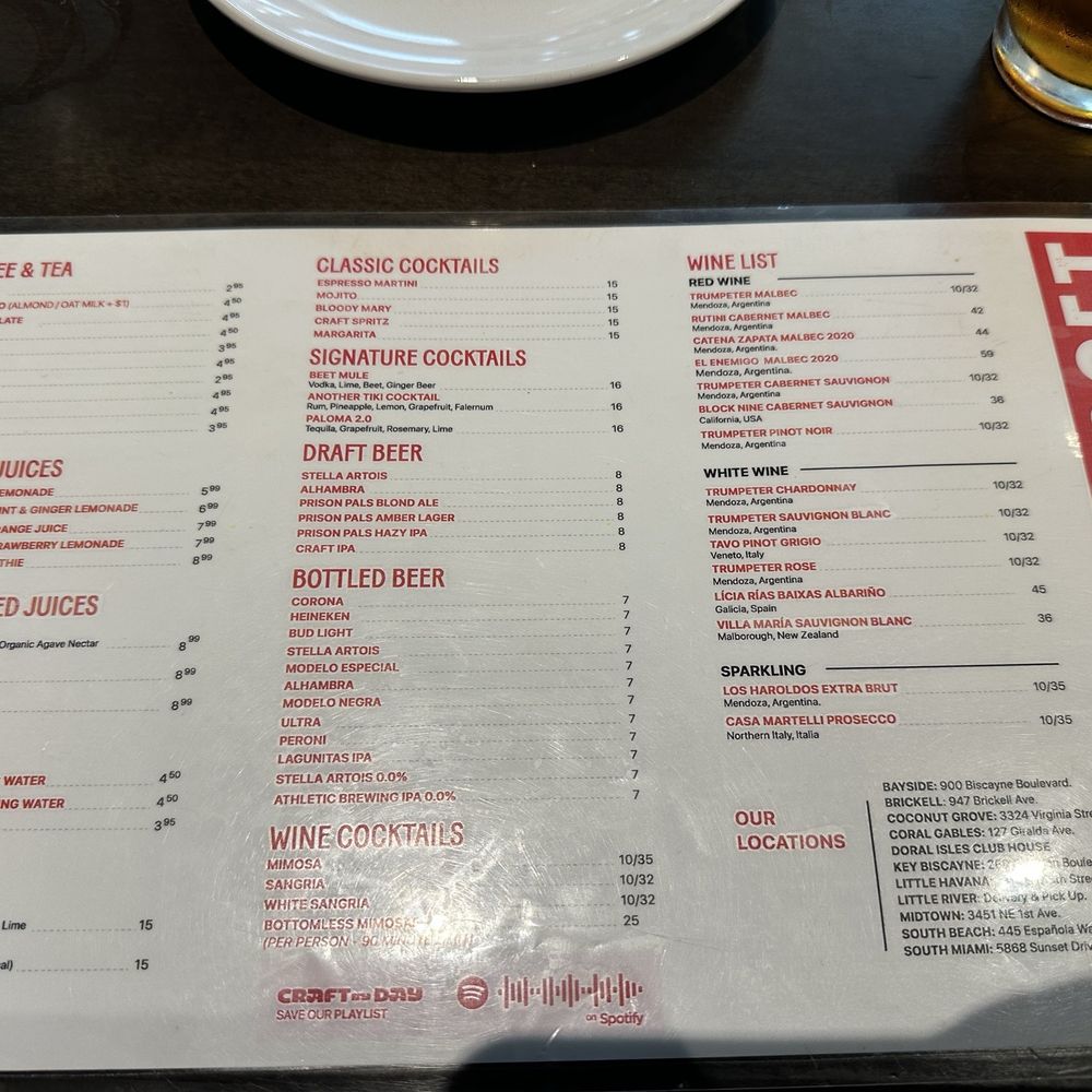 CRAFT Midtown - Menu - Pizza Near Me - Miami, Florida