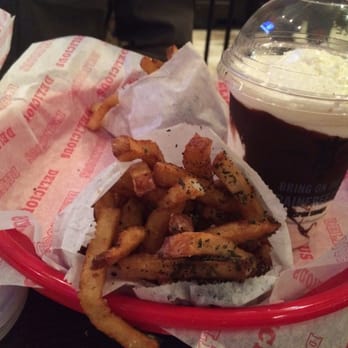 Good Stuff Eatery - Rosemary and thyme snack size fries- black and white shake - American Near Me - Washington, DC, District of Columbia