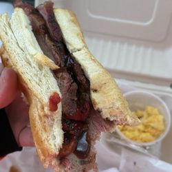 The Mammoth Smoke Shack - Tri tip sandwich