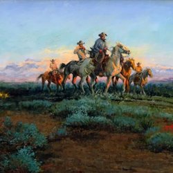 Texas Cowboy Art