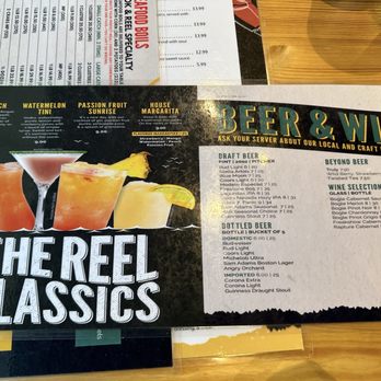 Hook & Reel Cajun Seafood & Bar - Drinks Menu (2) - Seafood Near Me - Sacramento, California Hook & Reel Cajun Seafood & Bar - Drinks Menu (2) - Seafood Near Me - Sacramento, California