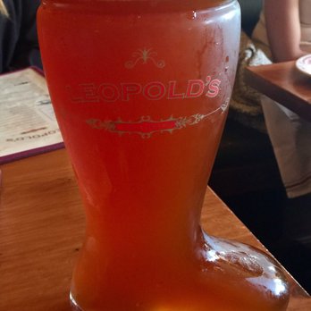 Leopold's - Da boot to wash it all down - German Near Me - San Francisco, California Leopold's - Da boot to wash it all down - German Near Me - San Francisco, California
