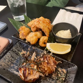 Sato Ramen House - BUSSINGGGG Snowy Karaage Fried Chicken AND Takoyaki. it's so good!! - Ramen Near Me - Pasadena, California Sato Ramen House - BUSSINGGGG Snowy Karaage Fried Chicken AND Takoyaki. it's so good!! - Ramen Near Me - Pasadena, California