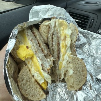 A Bagel & - Sausage egg and cheese - Breakfast & Brunch Near Me - Ocean Pines, Maryland