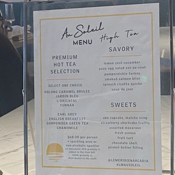 Le Meridien Pasadena Arcadia - menu - Hotels Near Me - Arcadia, California