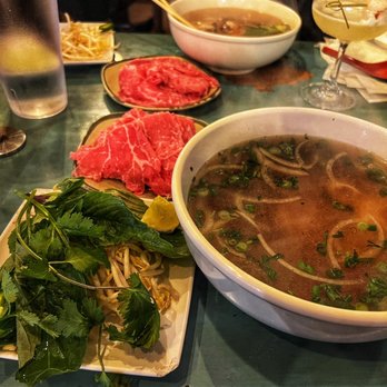Pho Binh Heights - P2. Eye Round Steak Soup - Vietnamese Near Me - Houston, Texas
