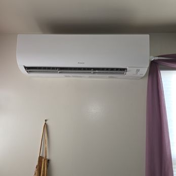 Oasis Heating & Cooling - My mini split installed inside house. - Heating & Air Conditioning/HVAC Near Me Oasis Heating & Cooling - My mini split installed inside house. - Heating & Air Conditioning/HVAC Near Me