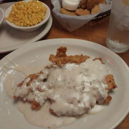 Chicken fried chicken with cream gravy Chicken fried chicken with cream gravy
