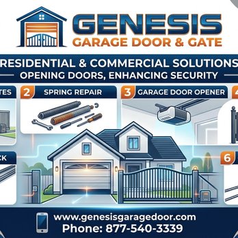 Genesis Garage Door & Gate - #automaticgate #garagedooropener #springrepair #gaterepair #garagedoorrepair - Garage Door Services Near Me - Los Angeles, California Genesis Garage Door & Gate - #automaticgate #garagedooropener #springrepair #gaterepair #garagedoorrepair - Garage Door Services Near Me - Los Angeles, California